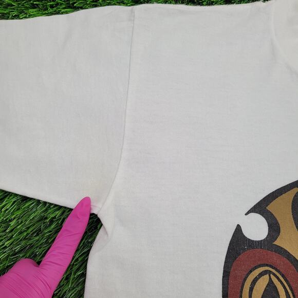 Vintage 80s Native-American Shirt Womens Medium 19x22 USA - Picture 3 of 15